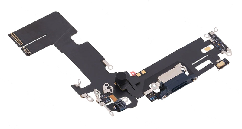 SPIP13-0001.jpg Ανταλλακτικό charging port flex cable SPIP13-0001 για iPhone 13, μαύρο