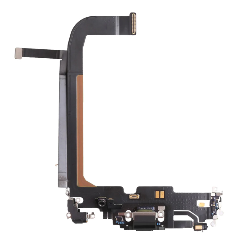SPIP13PM-0004.jpg Charging port flex cable SPIP13PM-0004 για iPhone 13 Pro Max, μαύρο