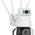 SECTEC smart κάμερα ST-428-4M-DL με προβολείς, dual lens, 4MP, Onvif PTZ