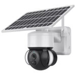 SECTEC smart ηλιακή κάμερα ST-S518M-3M με προβολείς, 3MP, Wi-Fi, PTZ