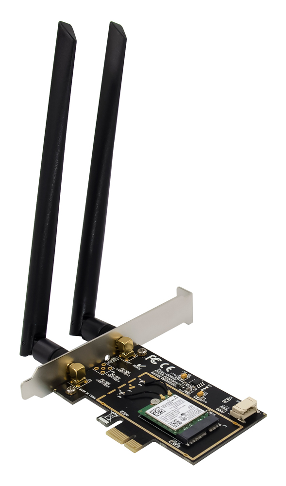ST718-2.jpg POWERTECH κάρτα επέκτασης PCIe ST718, AC7260 Dual-Band Wireless