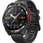ZEBLAZE smartwatch Stratos 4 Pro με φακό, heart rate, 1.43" AMOLED, GPS, 5 ΑΤΜ, μαύρο