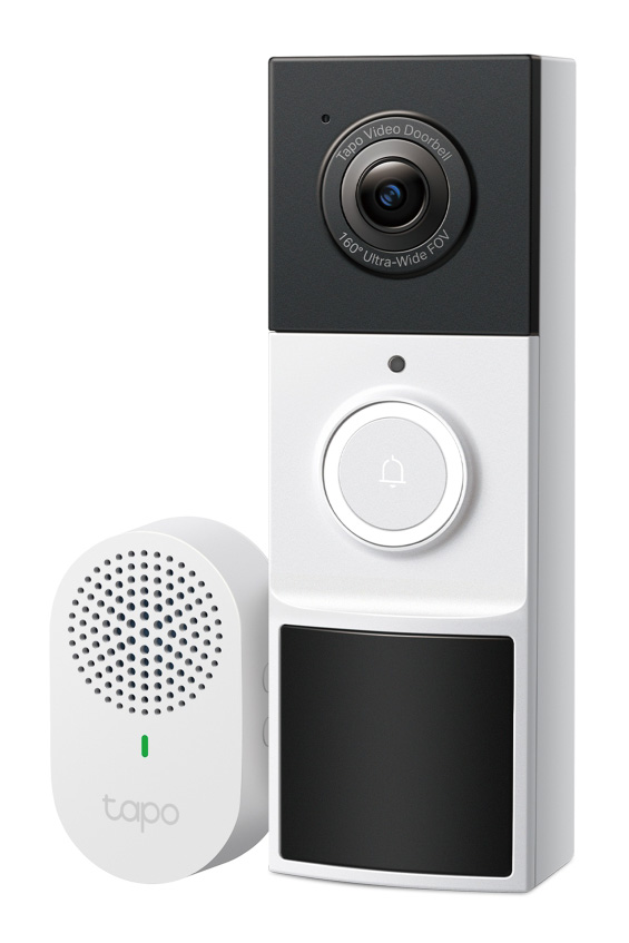 TAPO-D210.jpg TP-LINK smart κουδούνι με κάμερα Tapo D210, 2K/3MP, WiFi, 6400mAh, IP65, V2.0