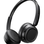 USAMS headphones SR01, ασύρματα, ANC, Φ40mm, 350mAh, μαύρα