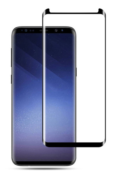 TGC-0076.jpg POWERTECH Tempered Glass 3D TGC-0076 Samsung S8 Plus, Full glue, μαύρο