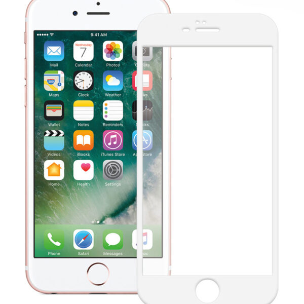 POWERTECH Tempered Glass 5D Full Glue για iPhone 6 Plus, White