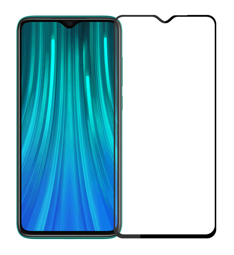 TGC-0364.jpg POWERTECH Tempered Glass 5D, Full Glue, Xiaomi Redmi Note 8 Pro, μαύρο