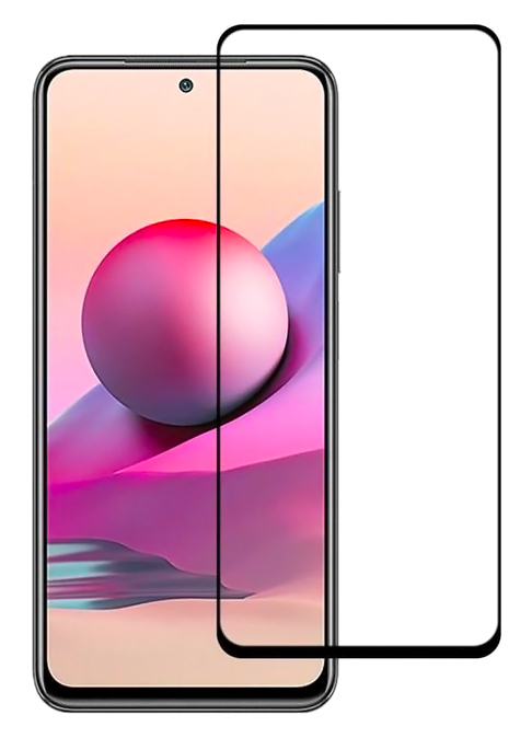 TGC-0487.jpg POWERTECH Tempered Glass 5D Full Glue TGC-0487, Xiaomi Note 10S, μαύρο