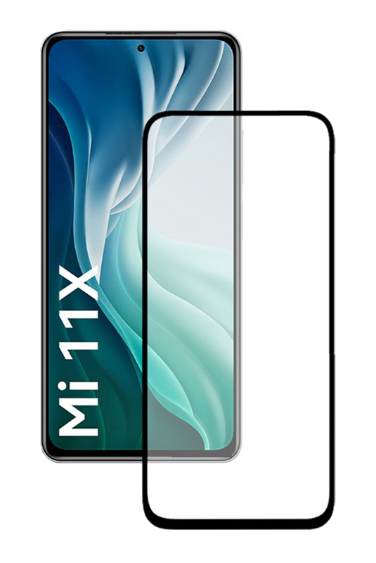 TGC-0520.jpg POWERTECH tempered glass 5D TGC-0520, Xiaomi Mi 11X/11X Pro/11i, μαύρο