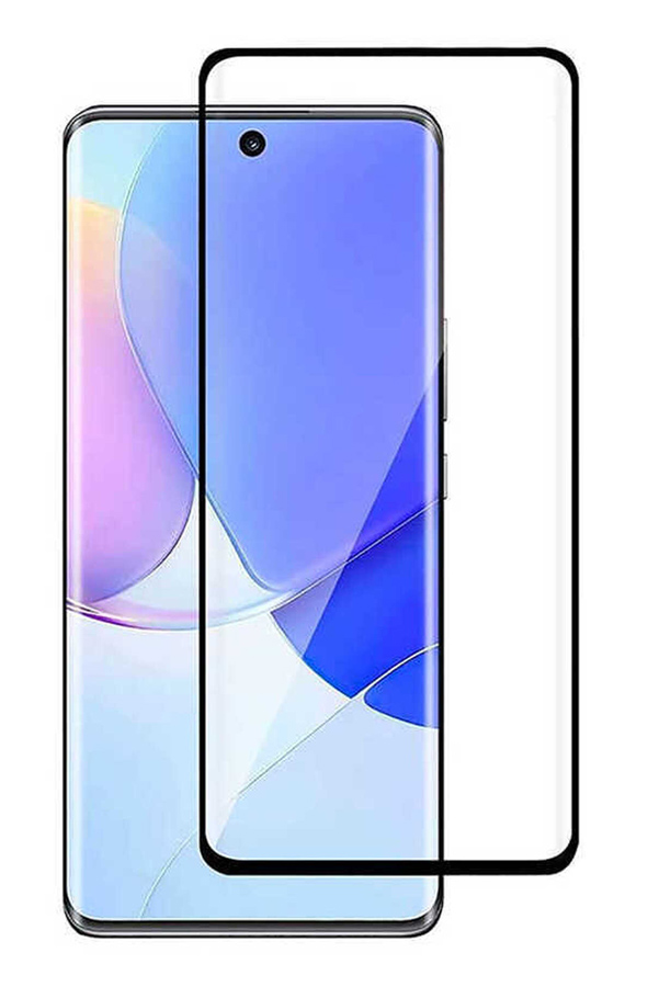 TGC-0591.jpg POWERTECH tempered glass 5D, full glue, curved, Huawei P50 Pro, μαύρο