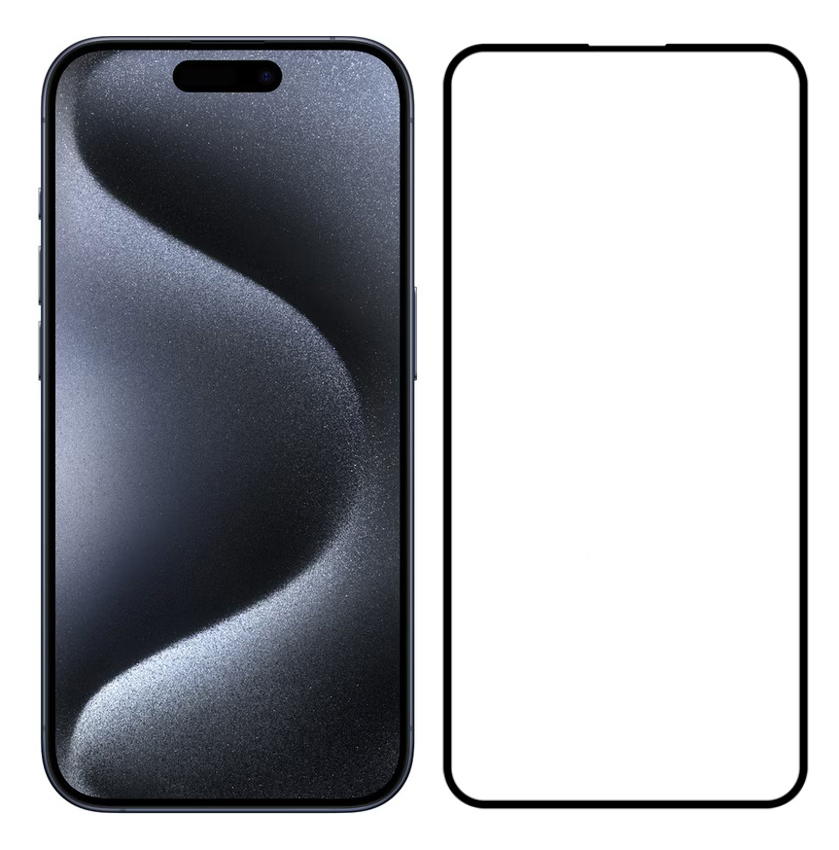 TGC-0659.jpg POWERTECH tempered glass 5D TGC-0659 για iPhone 15 Pro, full glue