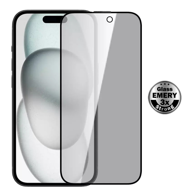 TGC-0770.jpg POWERTECH tempered glass Emery Private 5D TGC-0770 για iPhone 15 Pro, full glue