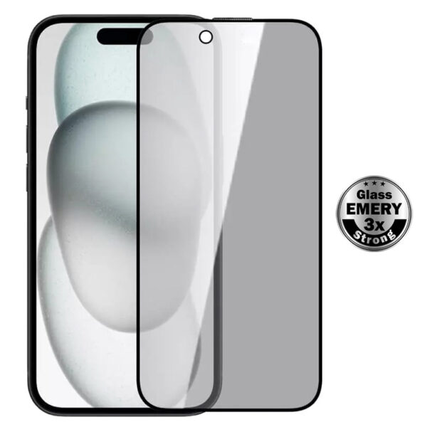POWERTECH tempered glass Emery Private 5D TGC-0801 για iPhone 17 Air, full glue