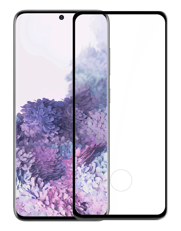 TGCP-0001.jpg POWERTECH Tempered Glass 3D, Full Glue, Samsung Galaxy S20, μαύρο