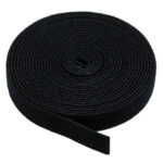 POWERTECH ταινία τύπου velcro TIES-002, πολλαπλών χρήσεων, 13mm, 3m, μαύρη