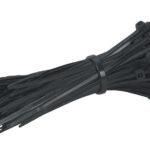 POWERTECH δεματικά καλωδίων TIES-005, 150x3mm, μαύρα, 100τμχ