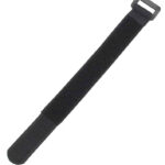 POWERTECH ιμάντας τύπου velcro TIES-025, 30x2cm, μαύρος, 10τμχ