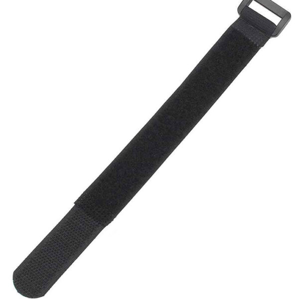 POWERTECH ιμάντας τύπου velcro TIES-027, 60x2cm, μαύρος, 10τμχ
