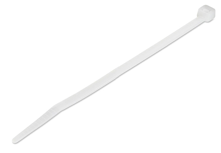 TIES-045.jpg POWERTECH δεματικά καλωδίων TIES-045, 150x3.6mm, λευκά, 100τμχ