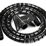 POWERTECH δεματικό καλωδίων TIES-083, πλαστικό, Φ20mm, 2m, μαύρο