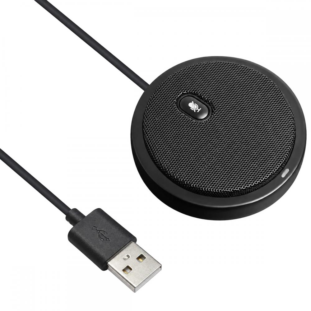 CMTECK επιτραπέζιο μικρόφωνο UM02, omnidirectional, USB, μαύρο