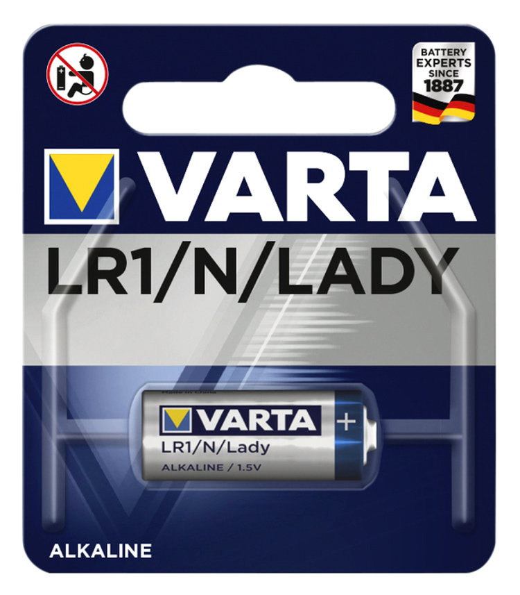VLADY-LR1.jpg VARTA αλκαλική μπαταρία LADY LR1 N, 1.5V, 1τμχ