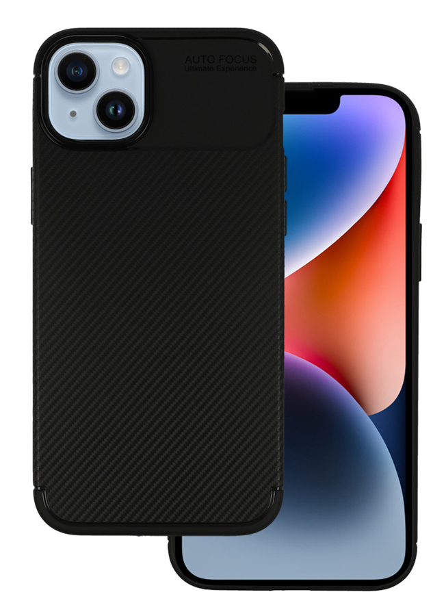 VNS-0056.jpg VENNUS Θήκη Carbon Elite VNS-0056 για iPhone 14 Plus, μαύρη