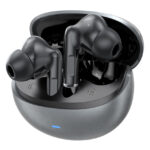 CELEBRAT earphones με θήκη φόρτισης W80, True Wireless, 13mm, 30/230mAh, γκρι
