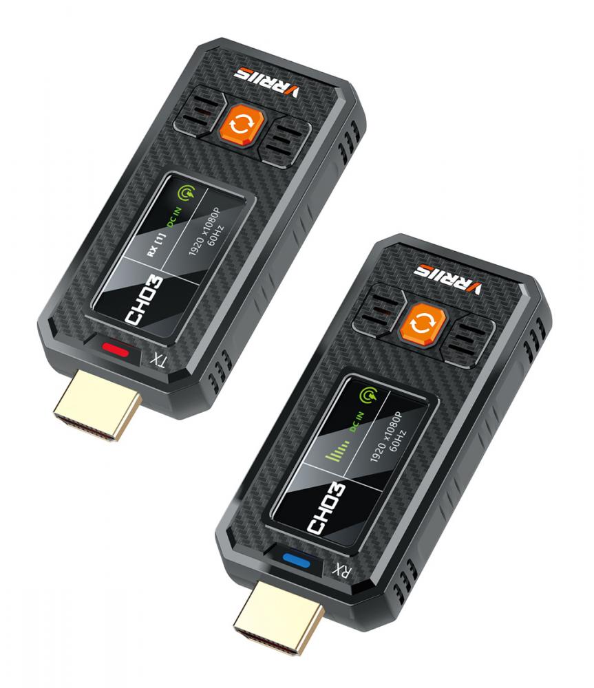 VRRIIS HDMI σύστημα ασύρματης μετάδοσης βίντεο WL087 Mini, 1080p, 2.4/5GHz, έως 350m