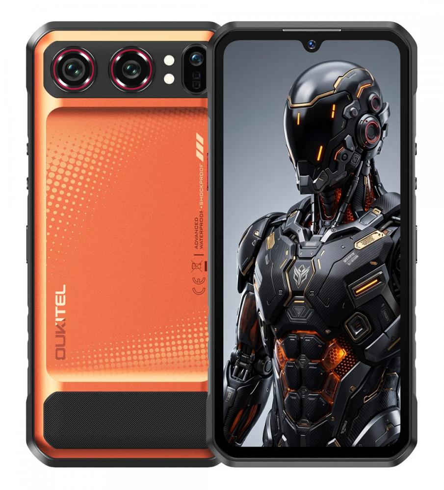 OUKITEL smartphone WP68 Air, 6.88", 12/512GB, 5G, 8000mAh, IP68/IP69K/MIL-STD-810H, πορτοκαλί
