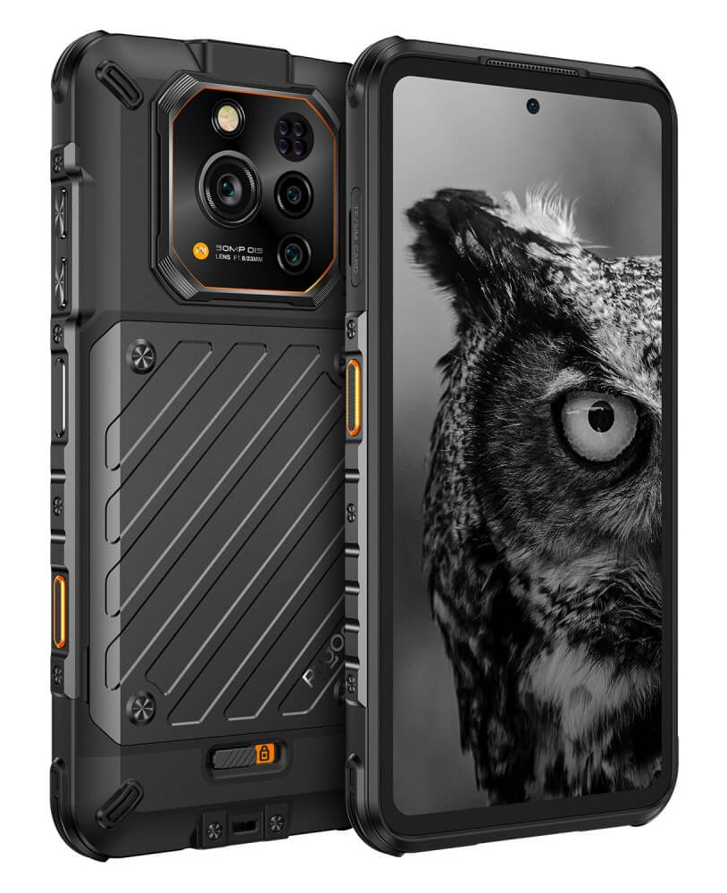 XEVER7-BK.jpg RUGONE smartphone Xever 7, 6.67", 12/512GB, 5G, 5550mAh, IP68/IP69K/MIL-STD-810H, μαύρο