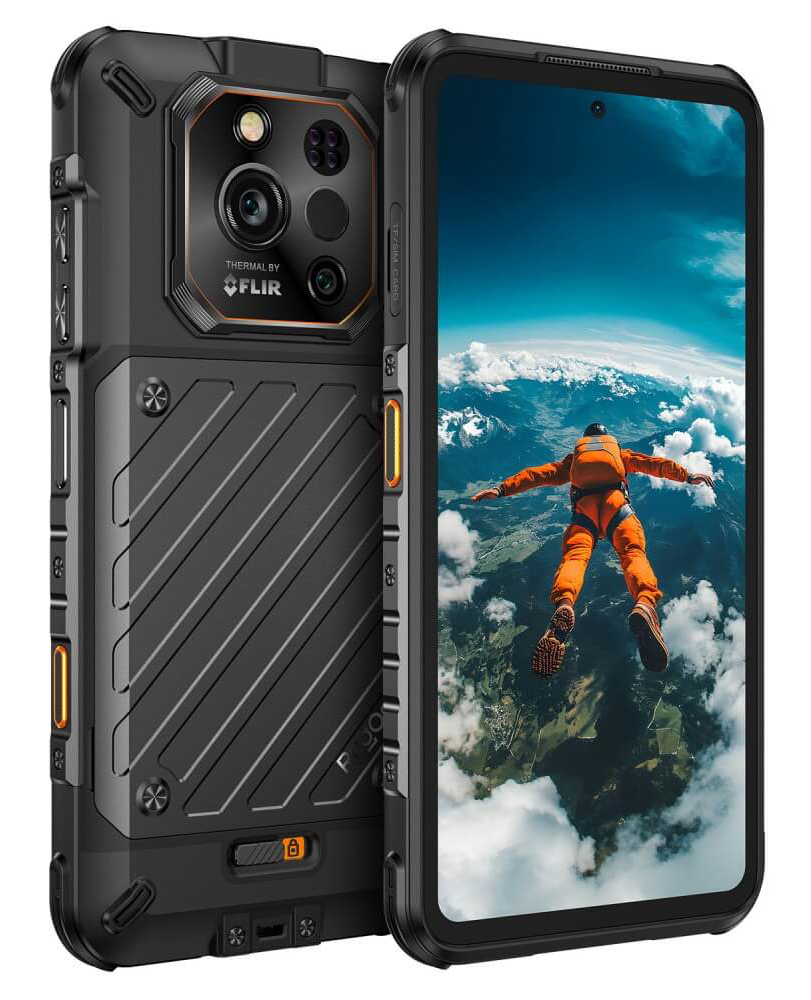 XEVER7PRO-BK.jpg RUGONE smartphone Xever 7 Pro με θερμική εικόνα, 6.67", 12/512GB, 5G, 5550mAh, IP68/IP69K/MIL-STD-810H, μαύρο