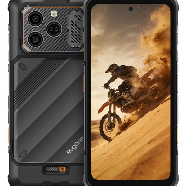 RUGONE smartphone Xever 8, 6.50", 8/128GB, 4800mAh, IP68/IP69K/MIL-STD-810H, μαύρο