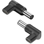 POWERTECH αντάπτορας τροφοδοσίας laptop YX-07, USB-C σε HP 7.4x5mm, μαύρος