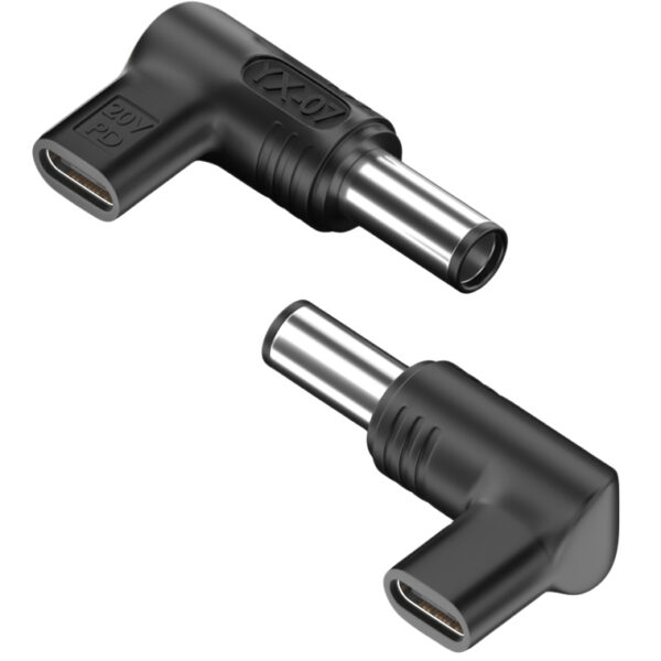 POWERTECH αντάπτορας τροφοδοσίας laptop YX-07, USB-C σε HP 7.4x5mm, μαύρος