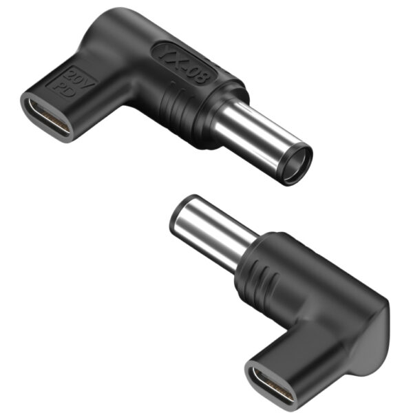 POWERTECH αντάπτορας τροφοδοσίας laptop YX-08, USB-C σε Dell 7.4x5mm, μαύρος