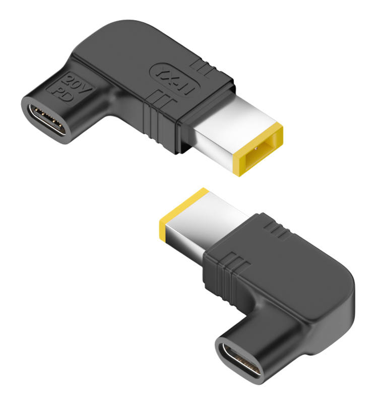 POWERTECH αντάπτορας τροφοδοσίας laptop YX-11, USB-C σε Lenovo 11x4.5mm, μαύρος
