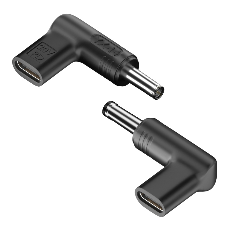 POWERTECH αντάπτορας τροφοδοσίας laptop YX-14, USB-C σε Sony 6.5x4.4mm, μαύρος