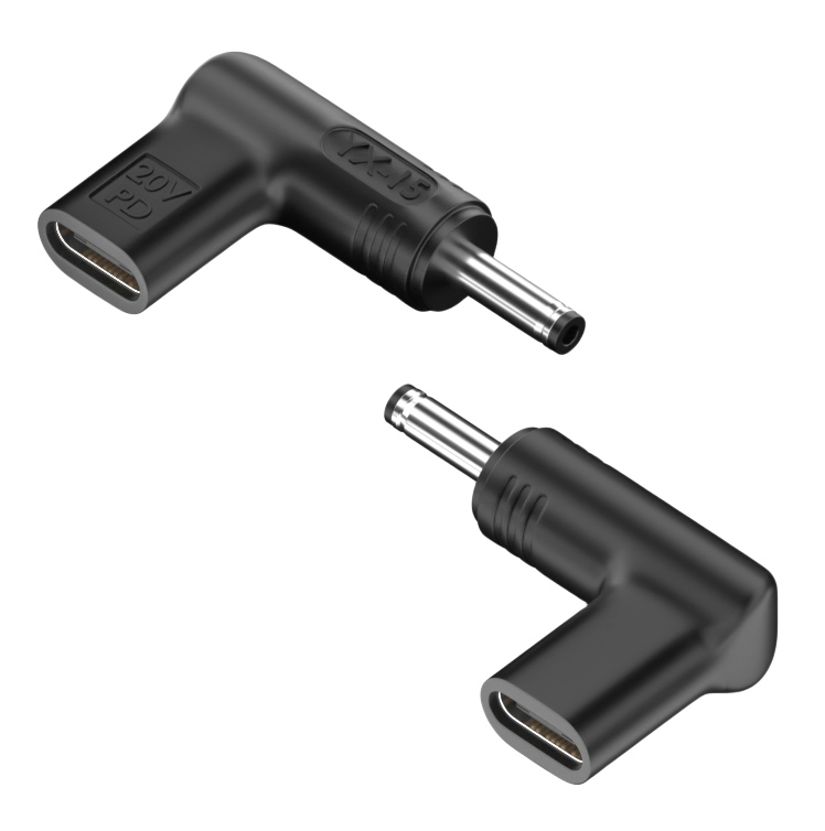 YX-15.jpg POWERTECH αντάπτορας τροφοδοσίας laptop YX-15, USB-C σε Asus 4x1.35mm, μαύρος