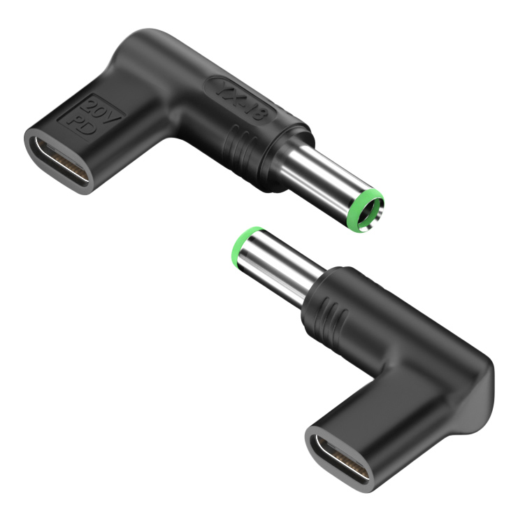 YX-18.jpg POWERTECH αντάπτορας τροφοδοσίας laptop YX-18, USB-C σε Toshiba 6.3x3mm, μαύρος
