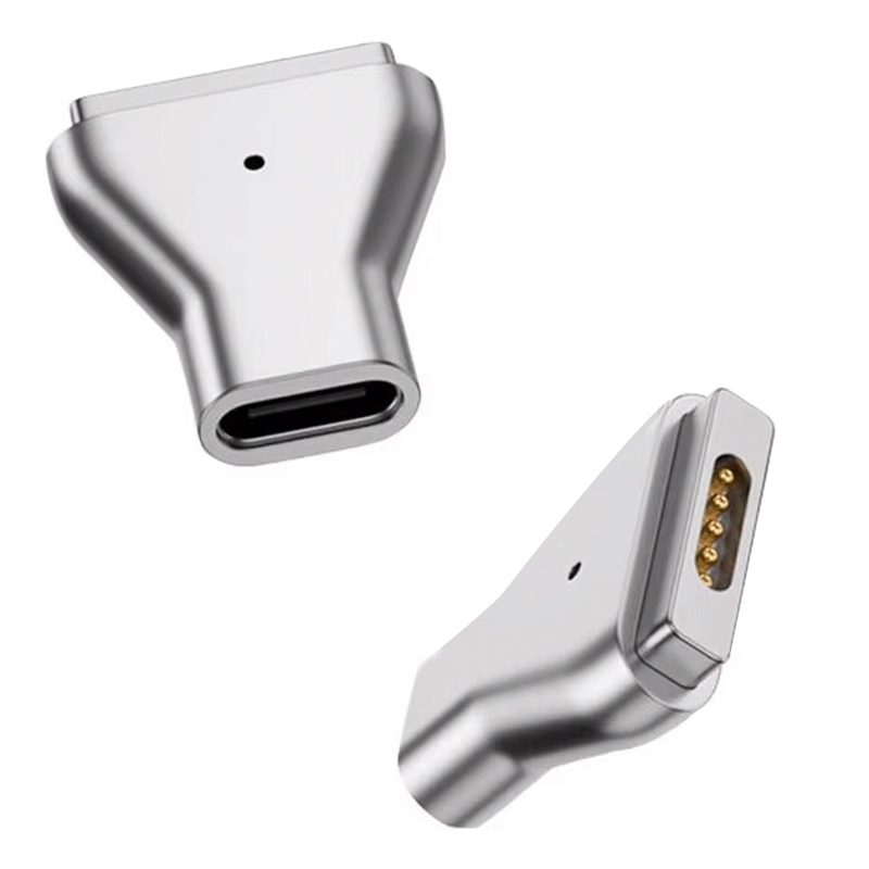 POWERTECH αντάπτορας τροφοδοσίας laptop YX-MS2, USB-C σε Magsafe 2, ασημί