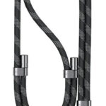 USAMS κορδόνι λαιμού για κινητά ZB316, 160cm, universal, μαύρο