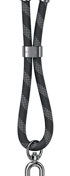 USAMS κορδόνι καρπού για κινητά ZB317, 34cm, universal, μαύρο