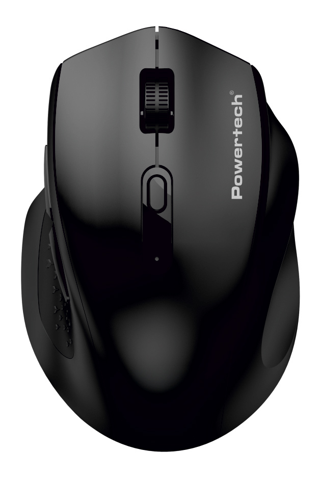 pt-1578.jpg POWERTECH ασύρματο ποντίκι PT-1578, 2.4GHz & Bluetooth, έως 4000DPI, μαύρο