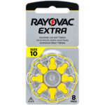Μπαταρίες Ακουστικών Βαρηκοΐας Rayovac 10 Extra 1.45V Τεμ. 8