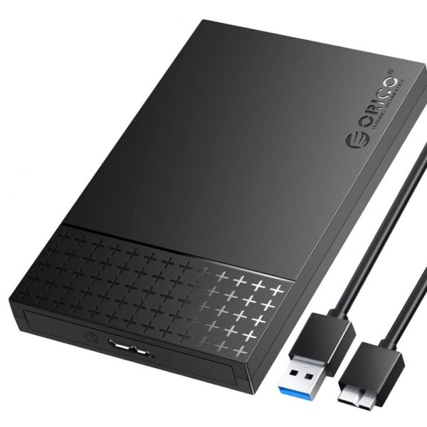 ORICO θήκη για 2.5" SATA HDD/SSD 2526U3-V1, 5Gbps, μαύρη