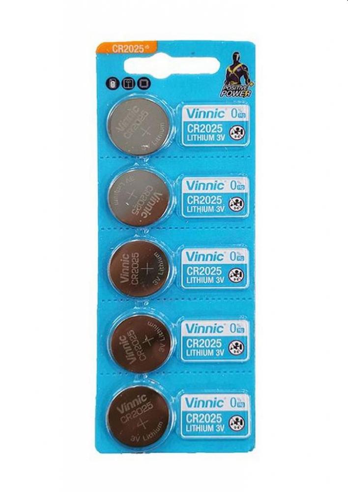 27210.jpg Buttoncell Vinnic CR2025 3V Τεμ. 5 με Διάτρητη Συσκευασία