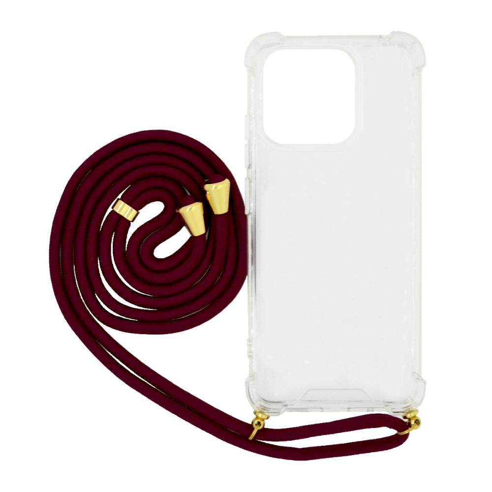 39472.jpg Θήκη Ancus Crossbody για Xiaomi Redmi 12C με Κορδόνι Κόκκινο