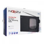 Φορητό Ραδιόφωνο Noozy DRB01 FM/MW/SW Λειτουργεί με Τροφοδοσία Ρεύματος ή Μπαταρία Υποστηρίζει Φόρτιση Μπαταριών