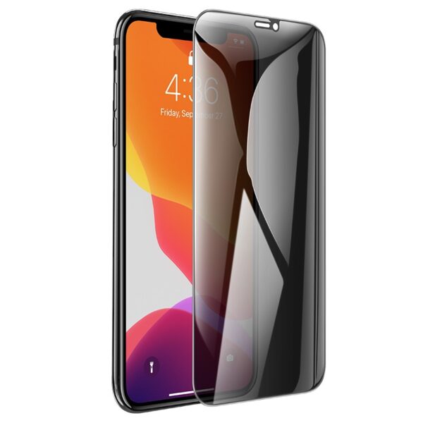 Tempered Glass Hoco A34 Plus 9D Large Arc Dustproof Anti-spy 0.4mm για Apple iPhone X iPhone XS iPhone 11 Pro